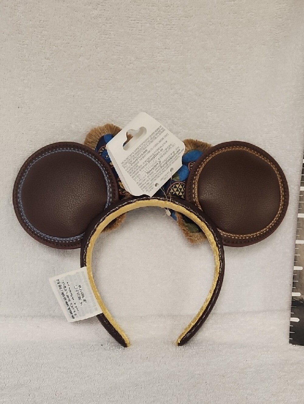 Disney Lion King Brown & Blue Bow Ear Headband - Picture 2 of 3